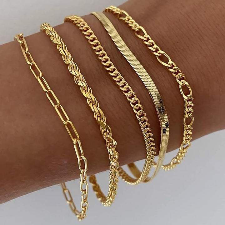 Ingrid - Classic Armband 5-Pack