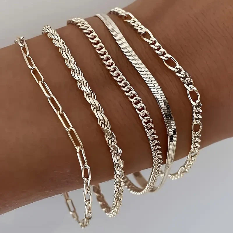 Ingrid - Classic Armband 5-Pack